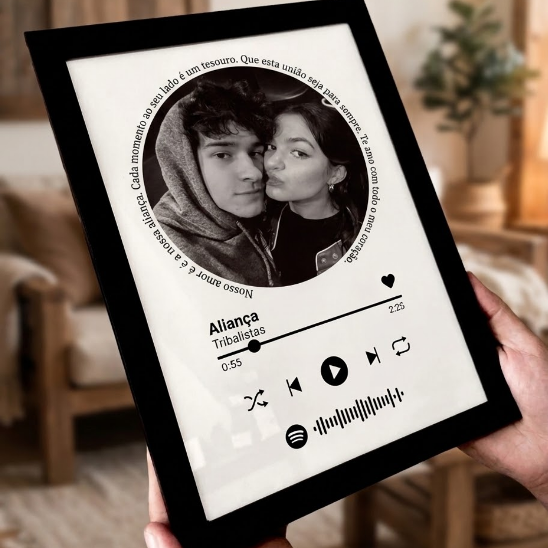 Quadro Personalizado Casal 24x34cm