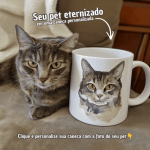 Caneca Personalizada Personalizada C/ Foto Do Seu Pet