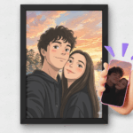 Quadro Cartoon Personalizado IA Studio Guiibi