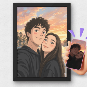 Quadro Cartoon Personalizado IA Studio Guiibi